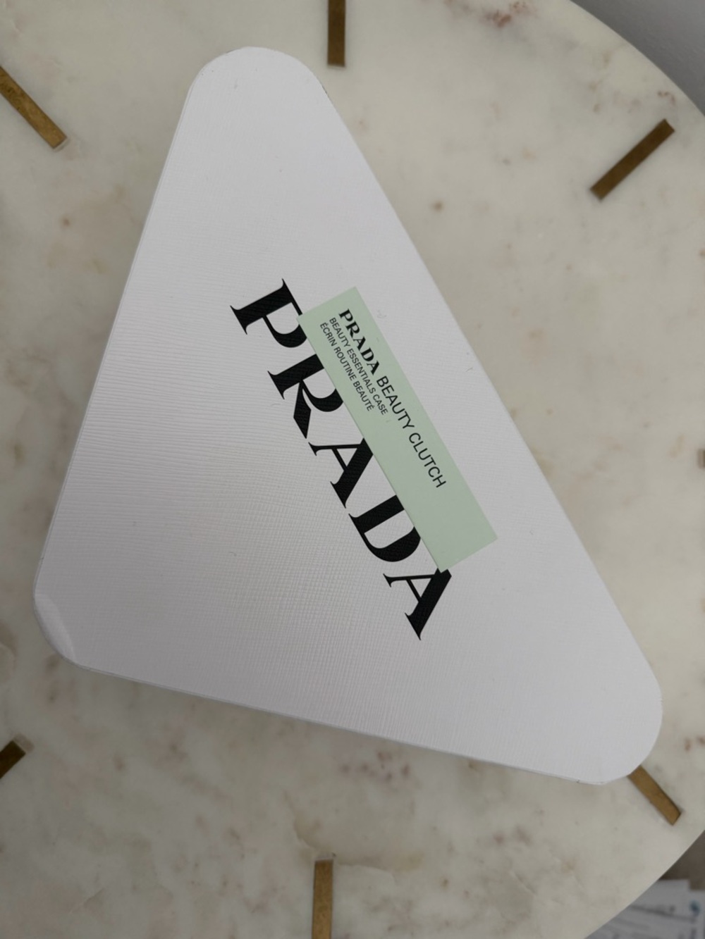 Authentic Prada Metallic Silver Clutch - Picture 3 of 4